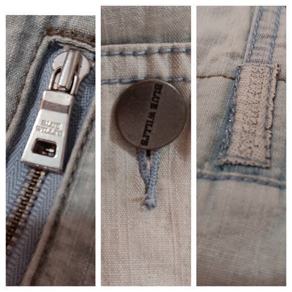 BLUE WILLI'S Retro Light Wash Jean‎ Jacket Women's Estimated Size Medium - Picture 7 of 7